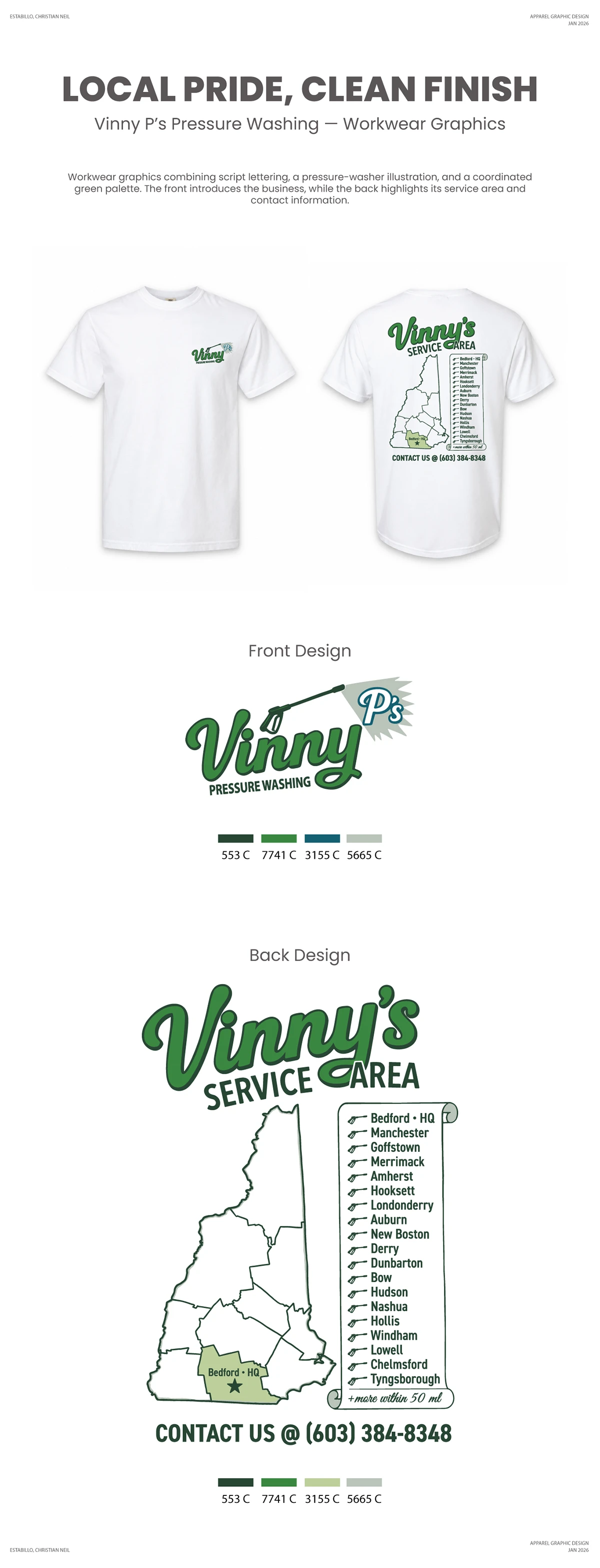 LOCAL PRIDE, CLEAN FINISH — full project presentation