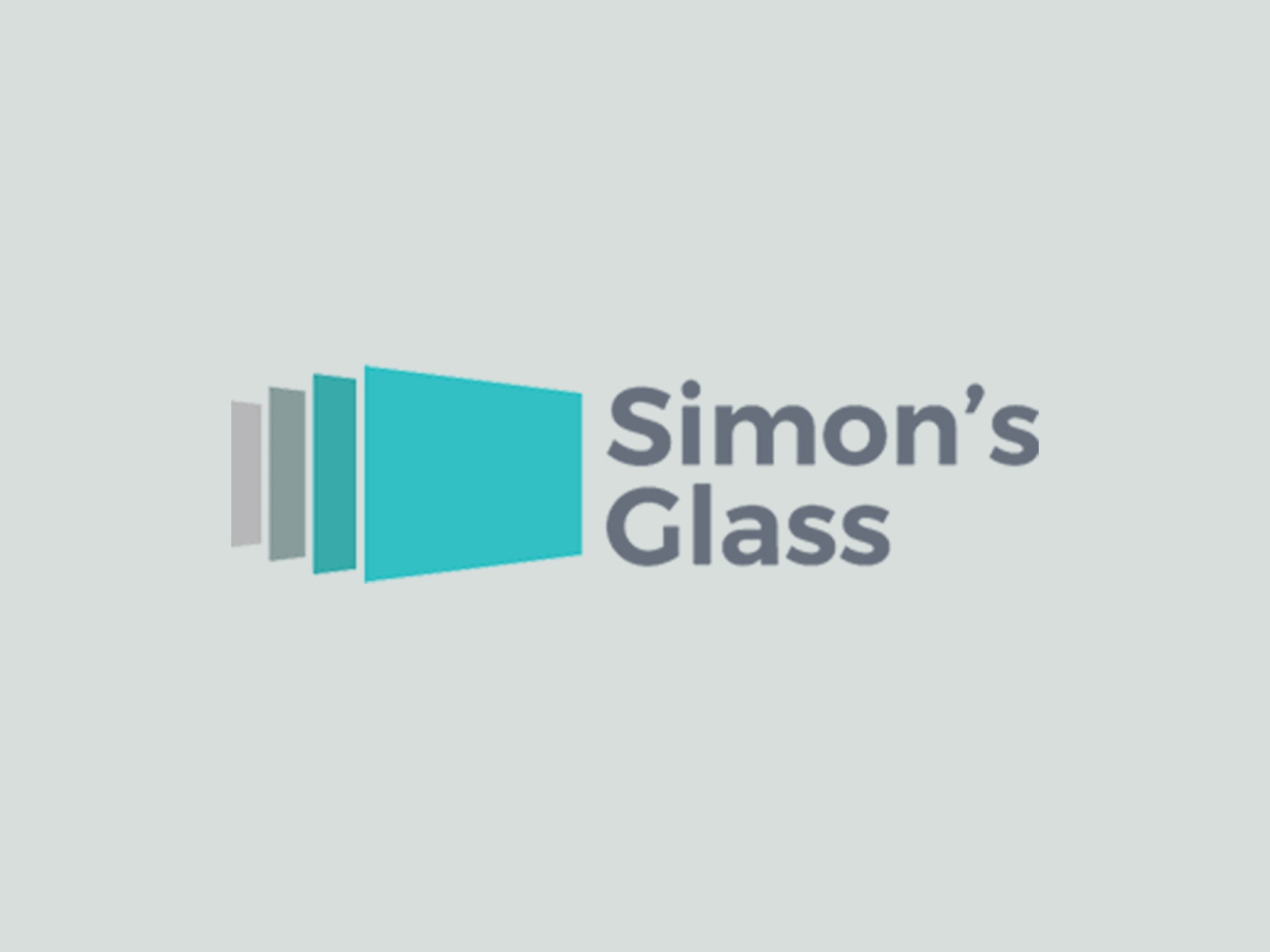 Simon's Glass Logo Design — full project presentation